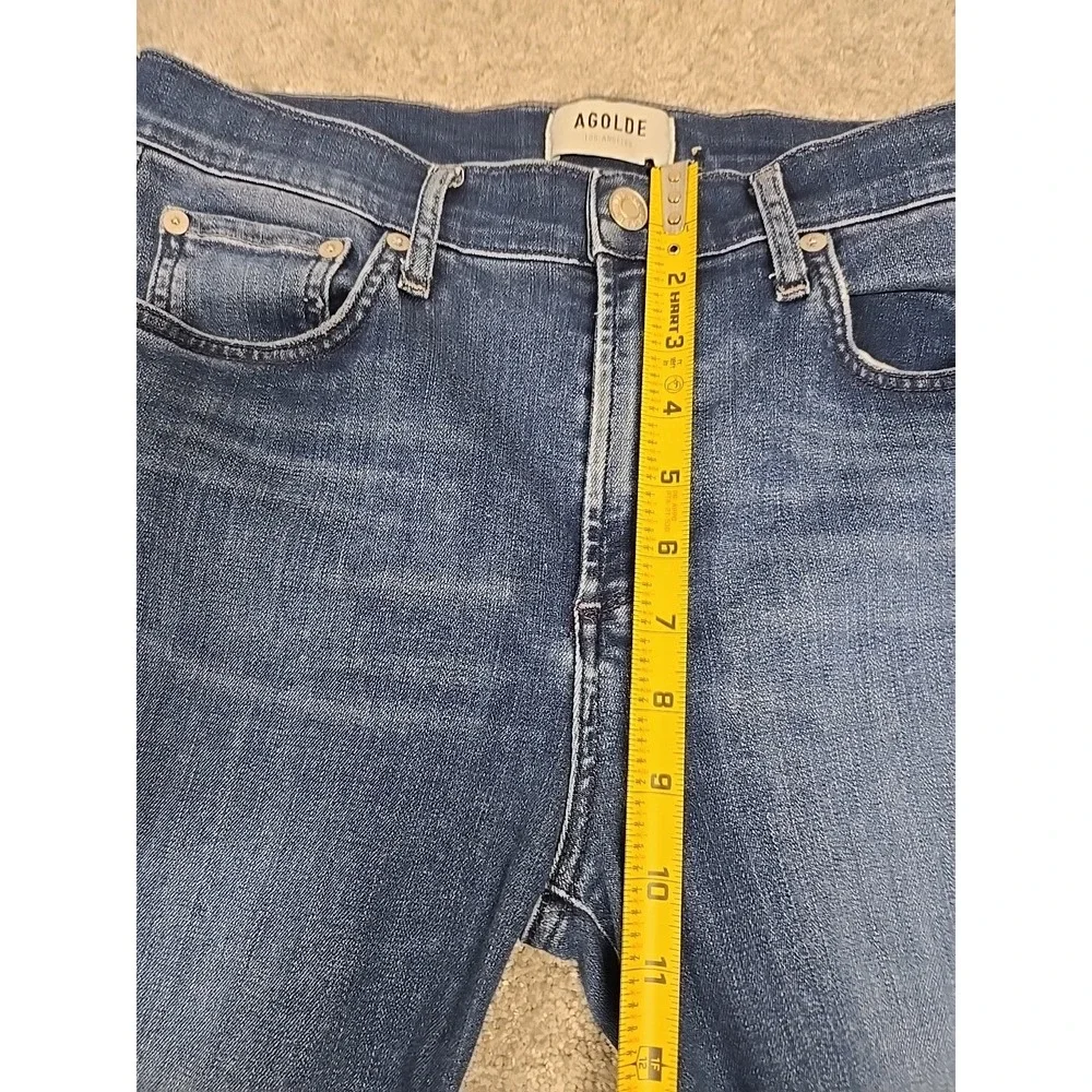 Agolde Sophie High-Rise Skinny Jeans Stretch Lightweight Blue Women's‎ Size 29